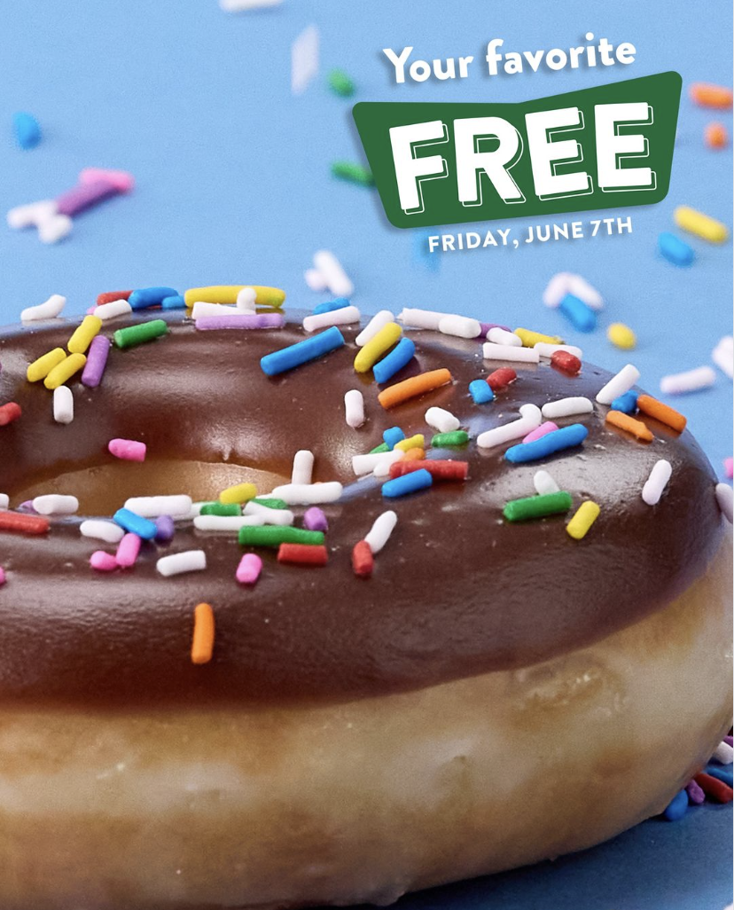 Krispy Kreme Doughnut Canada National Doughnut Day Promotions Enjoy 1